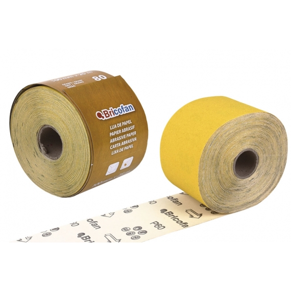 ROLLO LIJA DE PAPEL 100 X 25 M. G.100