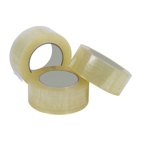 PRECINTO ACRILICO TRANSPARENTE 45 Micras 48MM X 66MTS