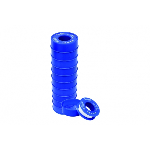 ROLLO 12 MTS CINTA PTFE DE 12mm X 0,10mm