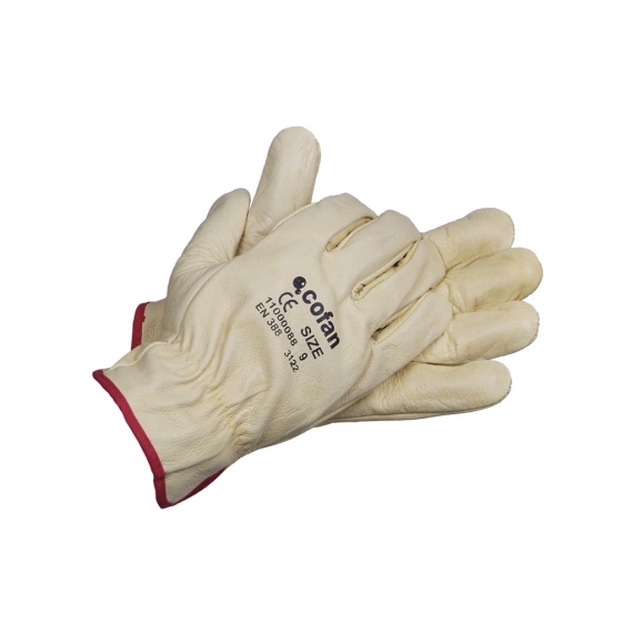 GUANTES PIEL VACUNO AMARILLO T-10