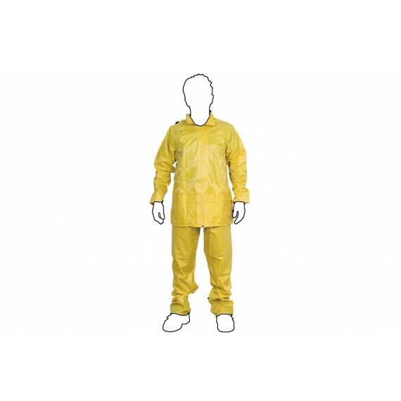 TRAJE AGUA AMARILLO POLIESTER/PVC TALLA L