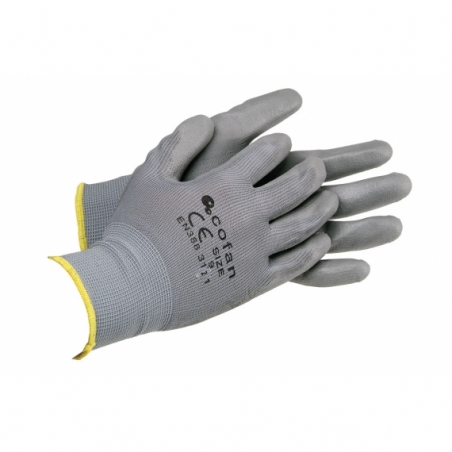 BLISTER G. 100%  POLIEST. IMPREG. PU GRIS T-6 venta unitaria