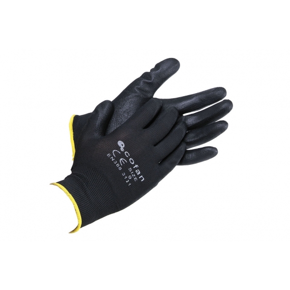 BLISTER G. 100%  POLIEST.  IMPREG. PU NEGRO T-10 venta unitaria