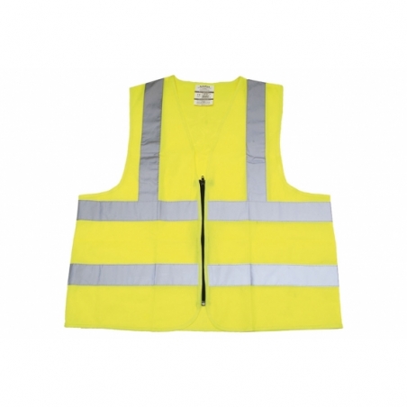 CHALECO AMARILLO CON CREMALLERA T-XL