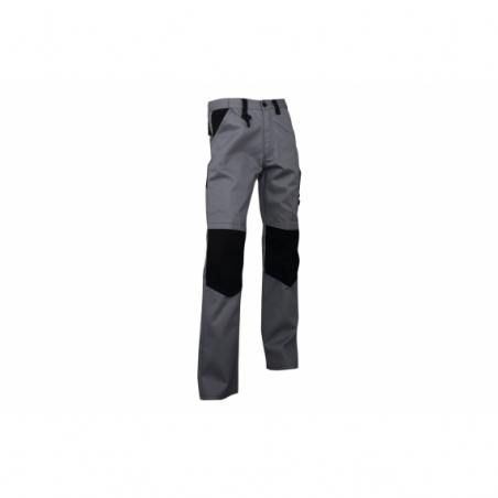 PANTALON TRABAJO LENOIR 280gms/m GRIS-NEGRO T-38