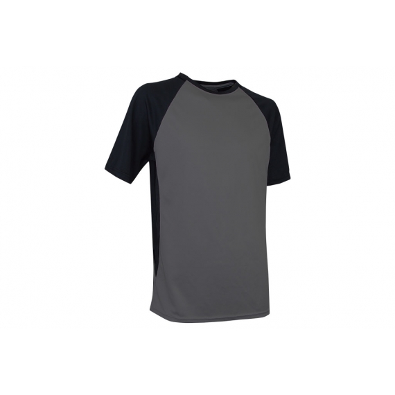 CAMISETA TRANSPIRABLE PILOTE GRIS-NEGRA 160g/m2 T-M