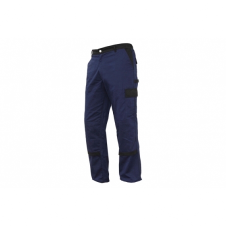 PANTALON TRAB. FLEX. JANO SLIM FIT MARINO/NEGRO T-54