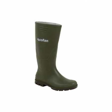 BOTA ALTA DE AGUA PVC VERDE TALLA 36