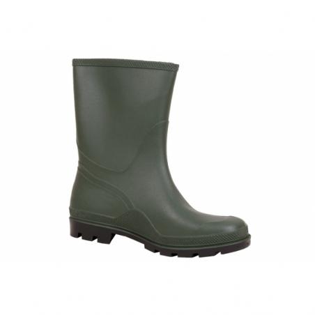 BOTA PVC VERDE MEDIA CAÑA TALLA 40