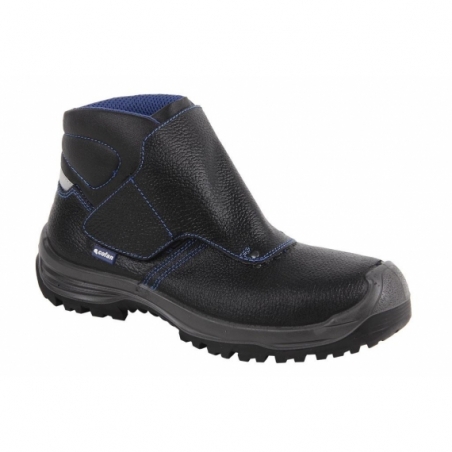 BOTA PIEL NEGRO CIERRE VELCRO S3 MOD. URIAN T 40