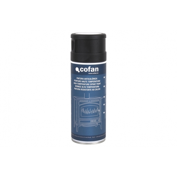 PINTURA ANTICALORICA NEGRA. 400ML