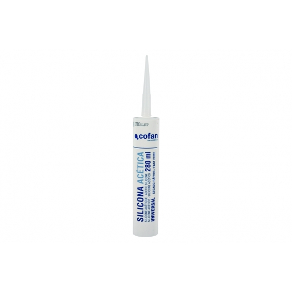 SILICONA ACÉTICA UNIVERSAL 280ML TRANSLÚCIDO