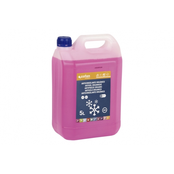 ANTICONGELANTE G-12 ROSA 50% ORGÁNICO 5 L