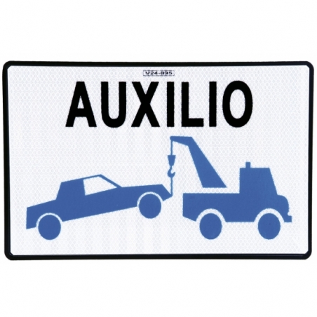 PLACA GRUA DE SERV. AUXILIOS EN CARRETERA