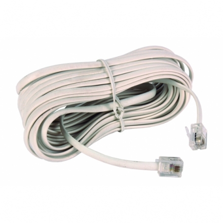 CABLE PLANO TELEFONO CON TOMAS (2.2M)