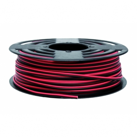 ROLLO 100M CABLE PARALELO ROJO/NEGRO (2X0,75)