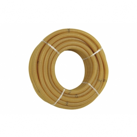 ROLLO TUBO ESPIRAL ASPIRACIÓN AMARILLO Ø60mm 25m